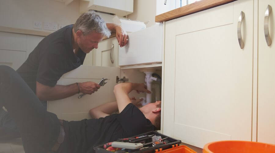 Professional burst pipe repair services in Scott Air Force Base, IL